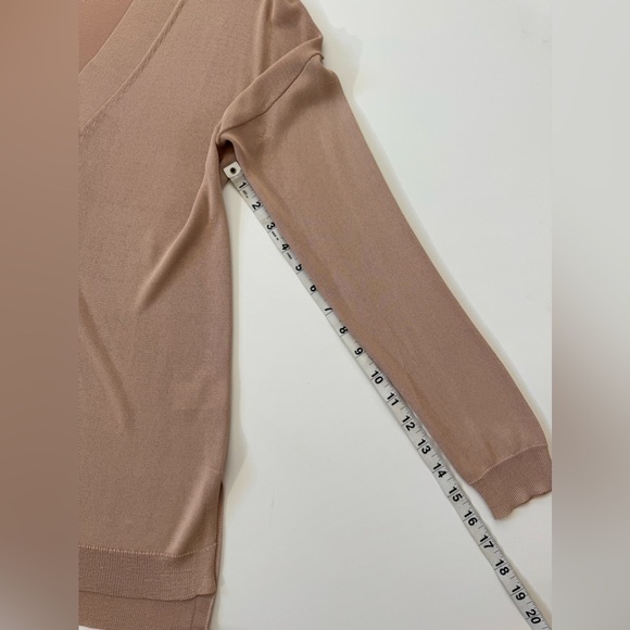 Rag & Bone Yvette V Neck Drop Shoulder Light Viscose Tunic Sweater Medium - Picture 9 of 11